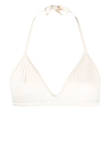 Ribbed Triangle Bikini Top