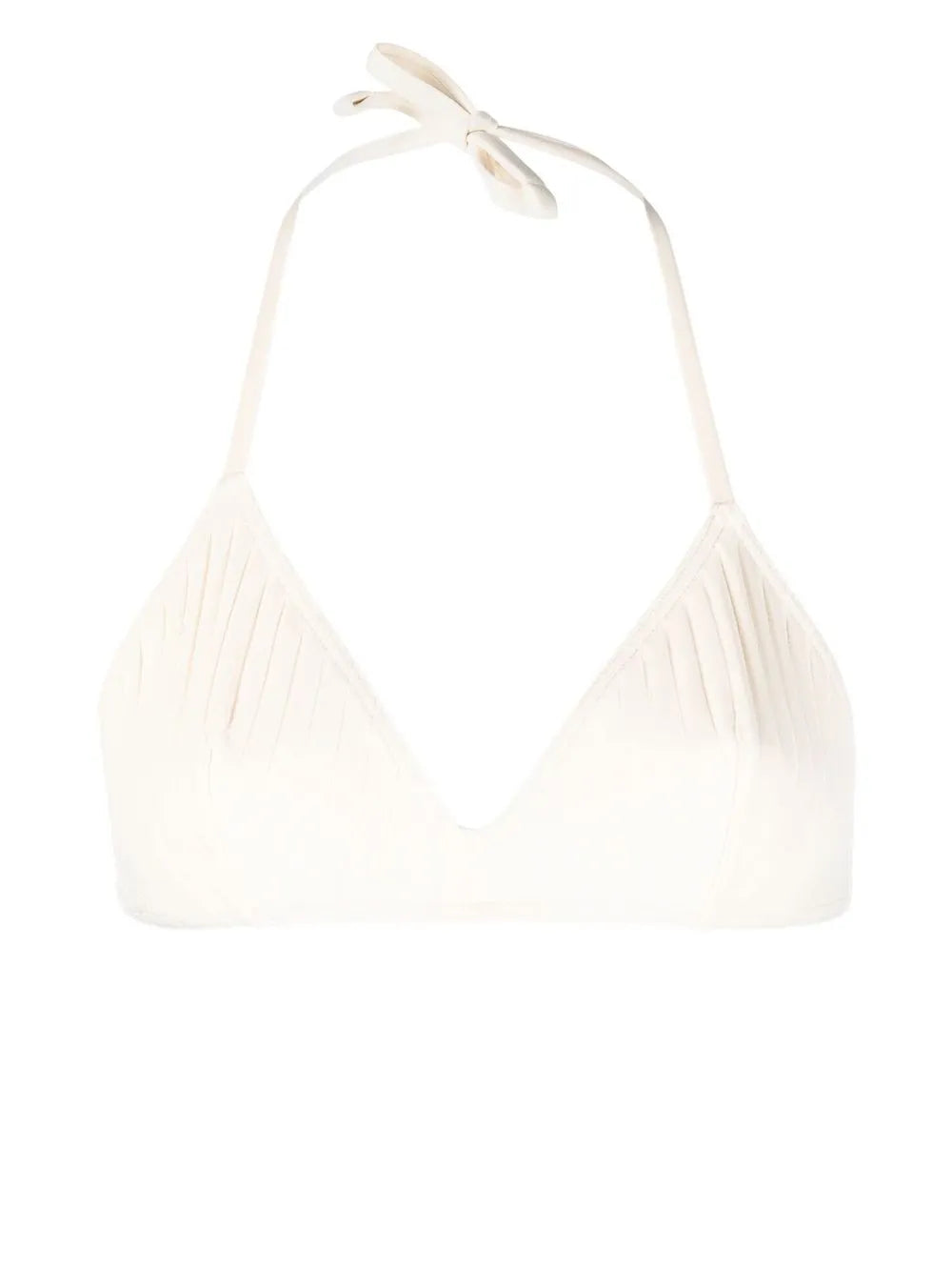 Ribbed Triangle Bikini Top