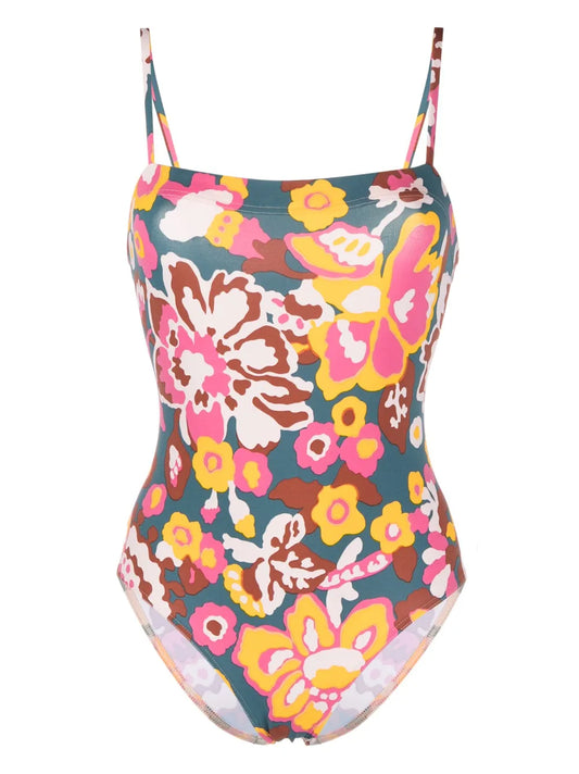 Cajou Floral-Print Swimsuit