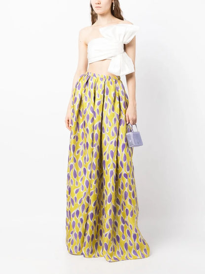 Bow-Detail Cropped Tube Top