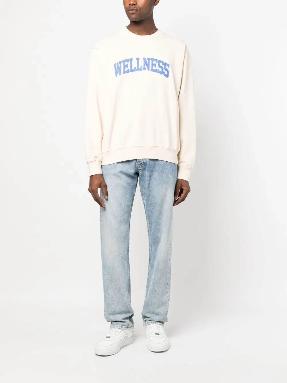 Wellness-Appliquã© Cotton Sweatshirt