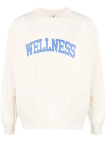 Wellness-Appliquã© Cotton Sweatshirt