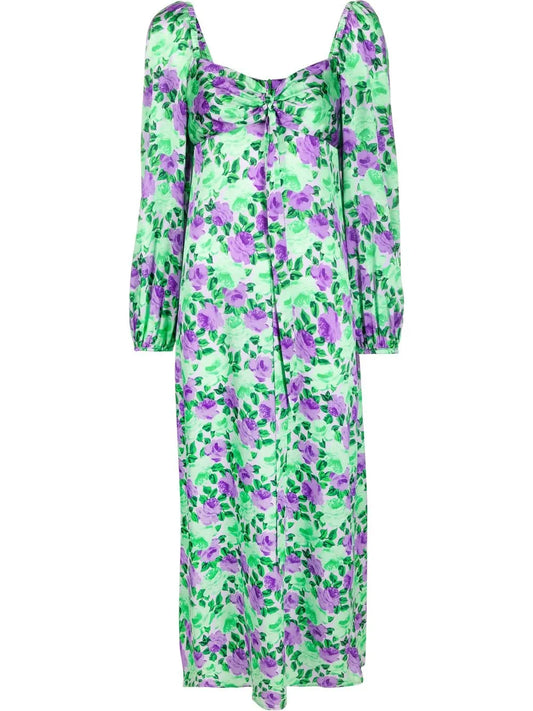 Abito Floral Print Dress