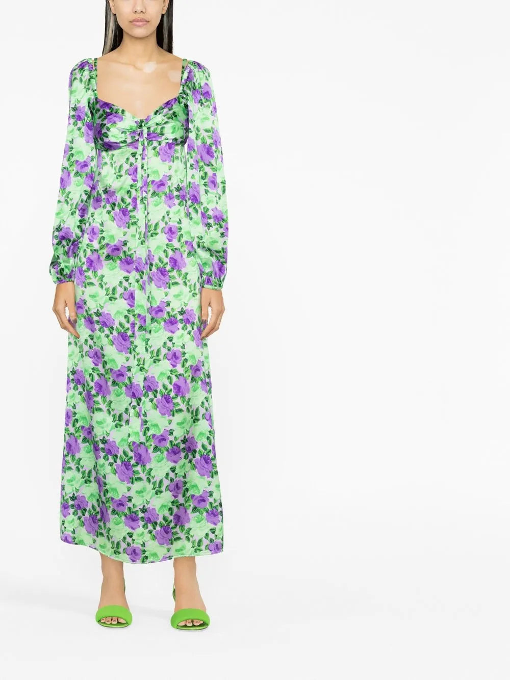 Abito Floral Print Dress