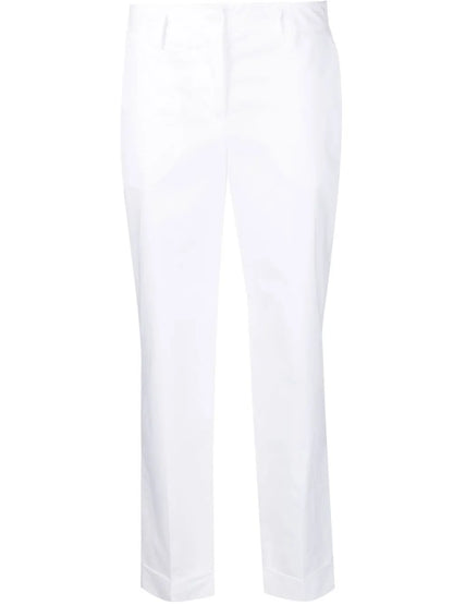 Tapered-Leg Tailored Trousers