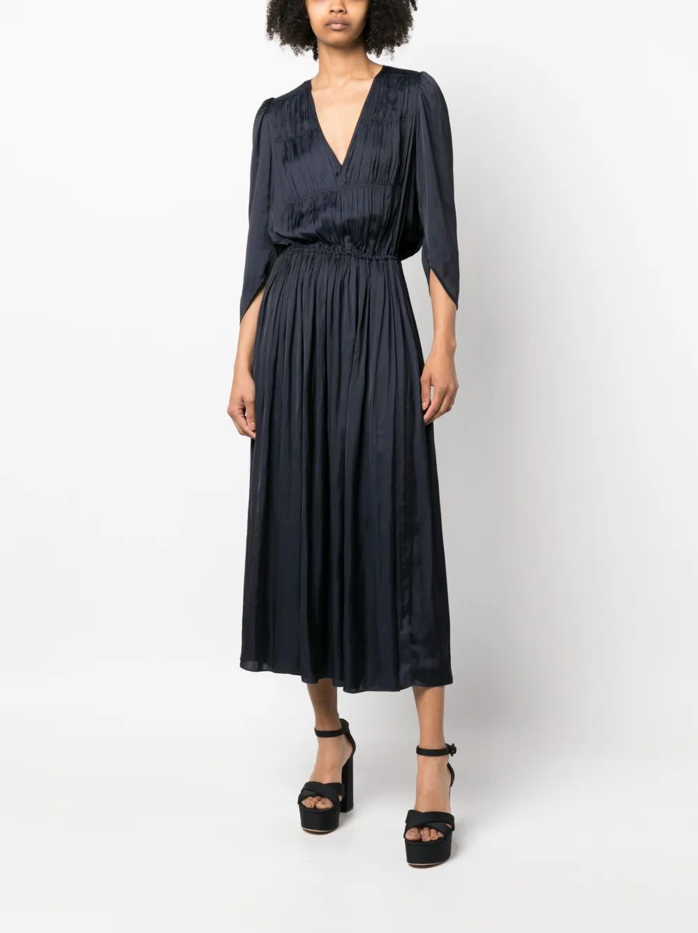 Ryoko Satin Midi Dress