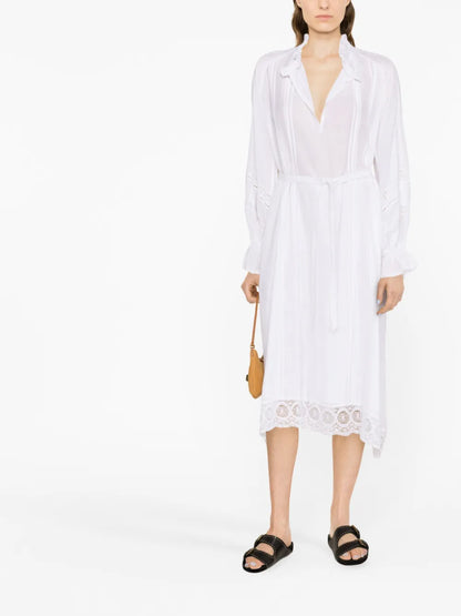Rada Lace-Trimmed Midi Dress