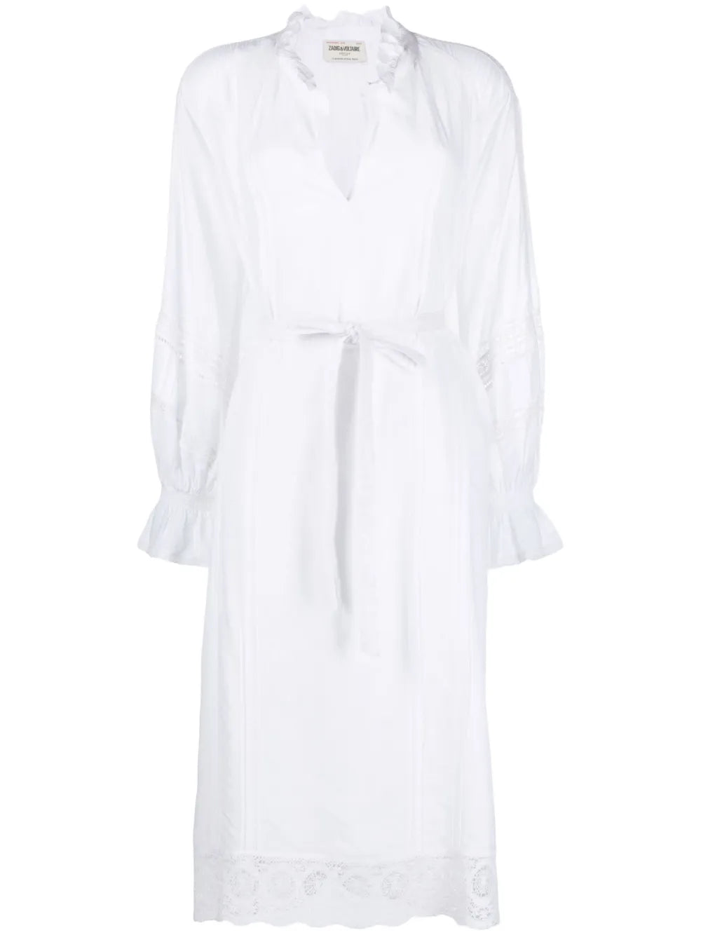 Rada Lace-Trimmed Midi Dress