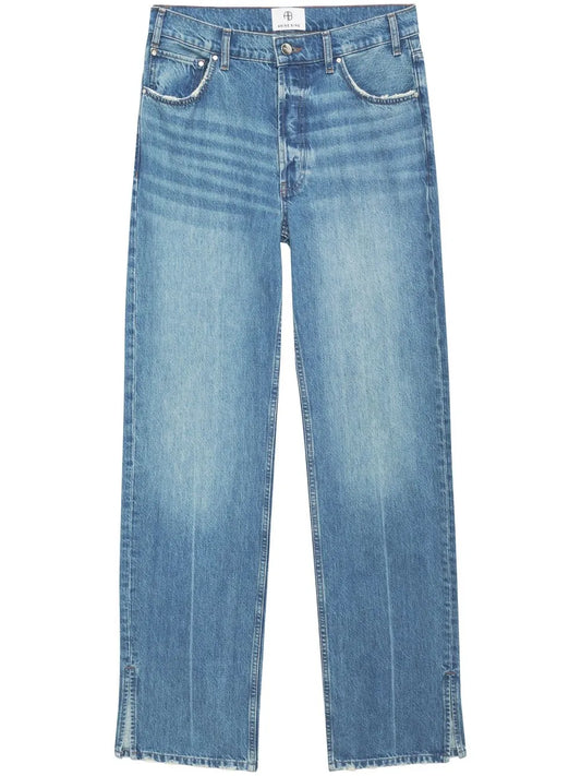 Roy Mid-Rise Straight Jeans