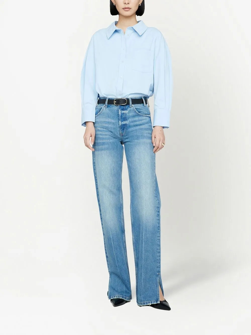 Roy Mid-Rise Straight Jeans