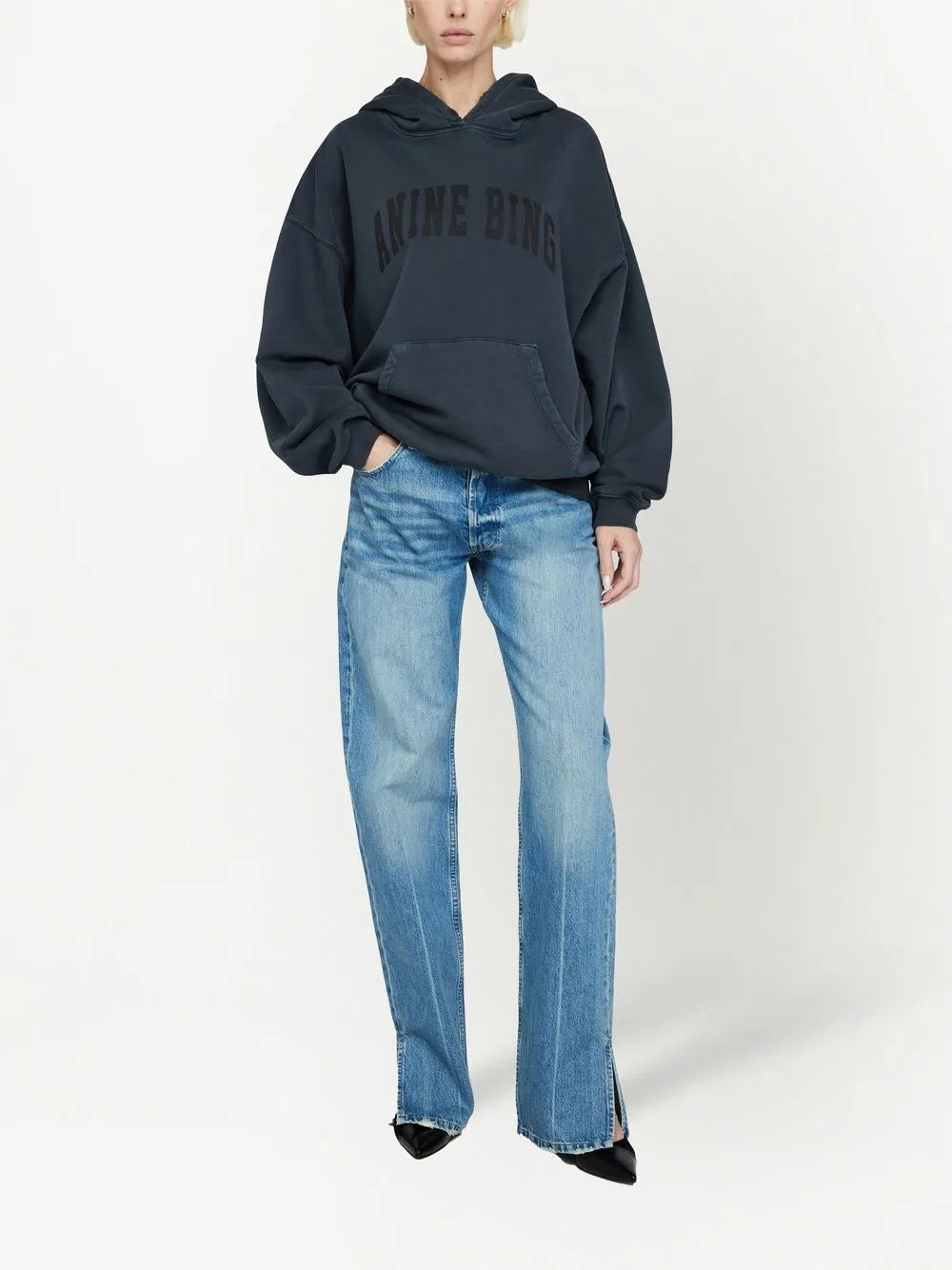 Harvey Logo-Print Cotton Hoodie