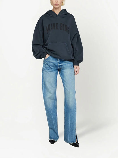 Harvey Logo-Print Cotton Hoodie
