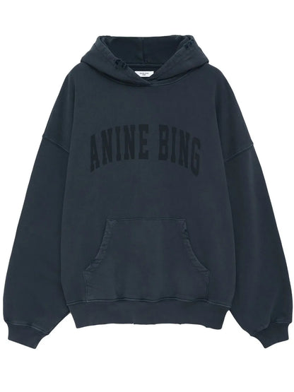 Harvey Logo-Print Cotton Hoodie