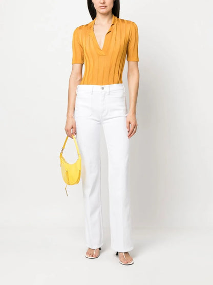 Straight-Leg Bootcut Jeans