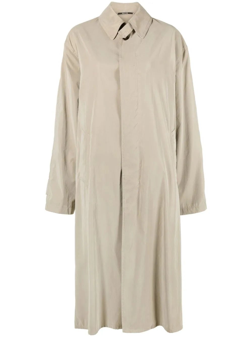 Peached Single-Breasted Coat