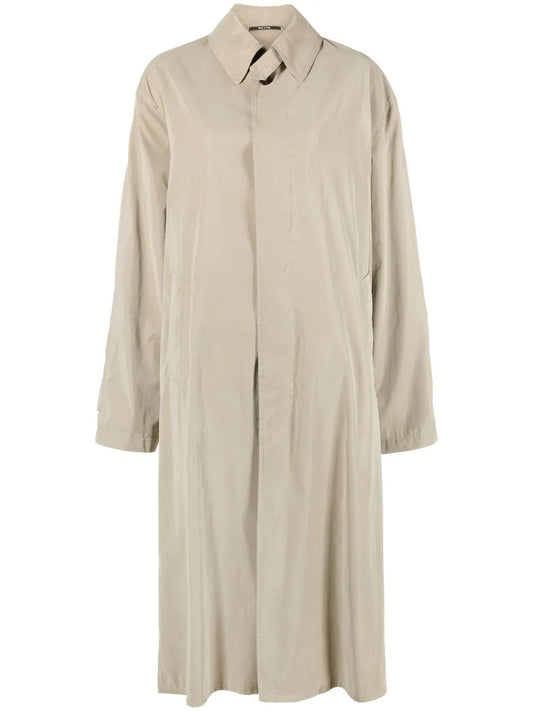 Peached Single-Breasted Coat