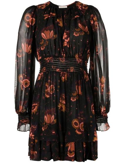 Adara Floral-Print Dress