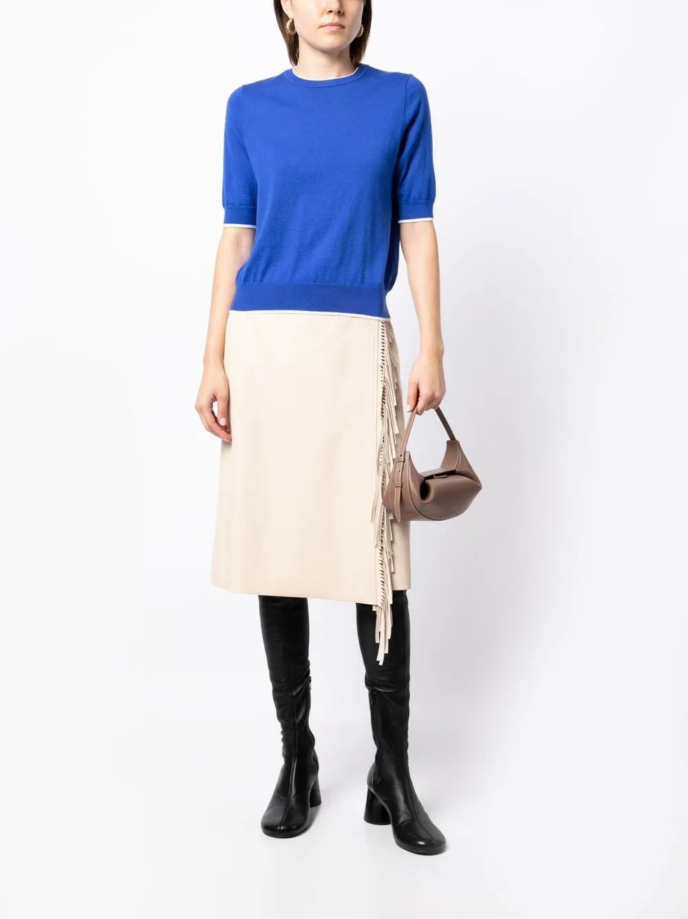 Fine Knit Cotton-Cashmere Top