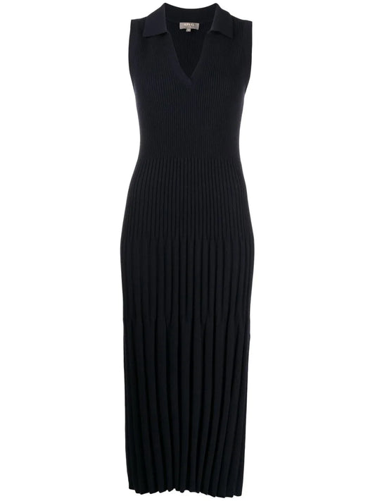 Ribbed-Knit Cashmere Midi Dress