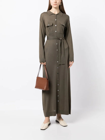 Belted Shirt Dress