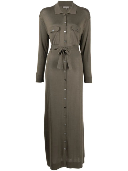 Belted Shirt Dress