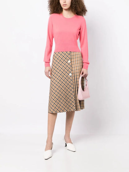 Round-Neck Organic Cashmere Jumper
