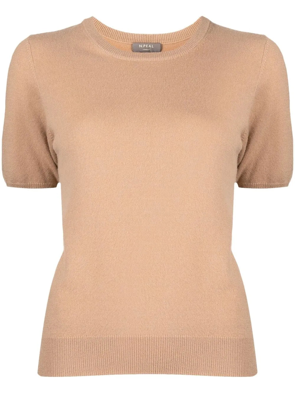 Short-Sleeved Cashmere Top