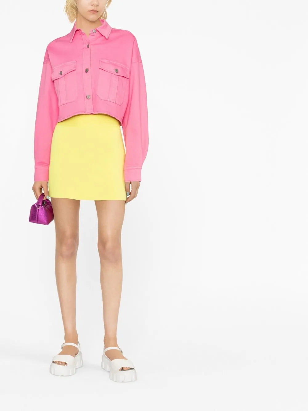 High-Waisted Knitted Skirt