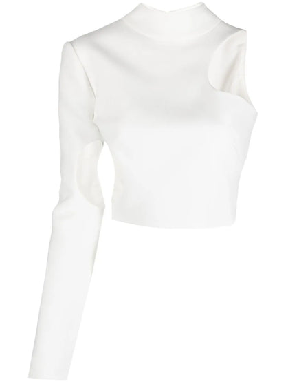 One-Shoulder Cropped Top
