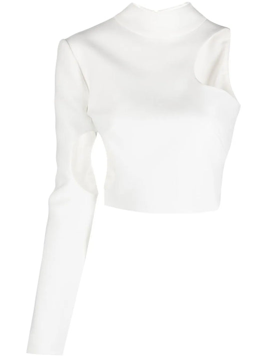 One-Shoulder Cropped Top