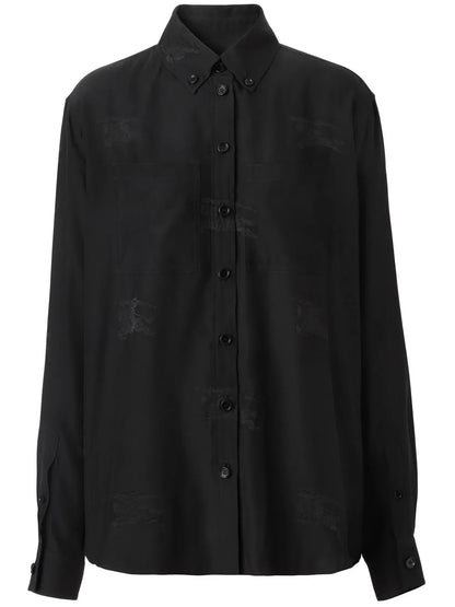Silk Ekd Pattern Shirt