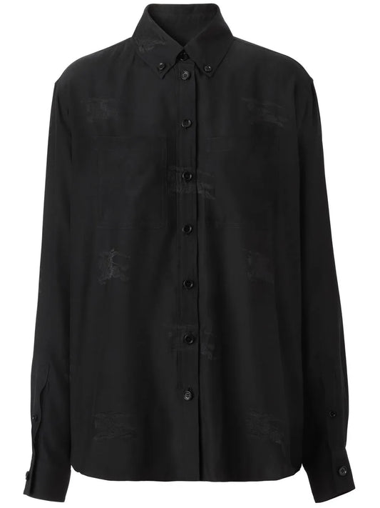 Silk Ekd Pattern Shirt