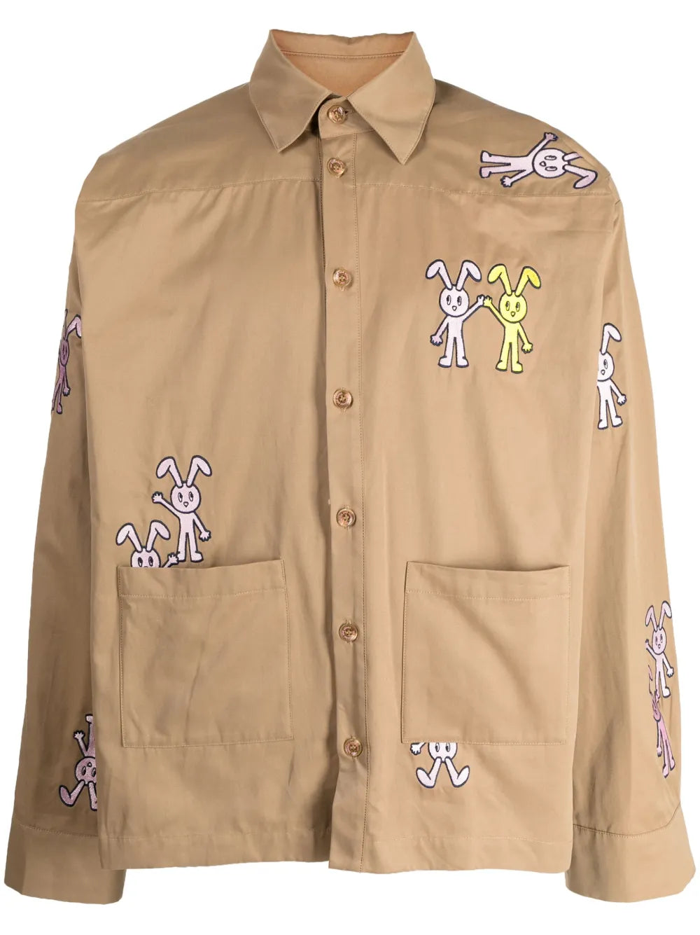 Embroidered Cargo Shirt