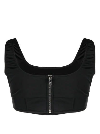 Corset-Style Bikini Top