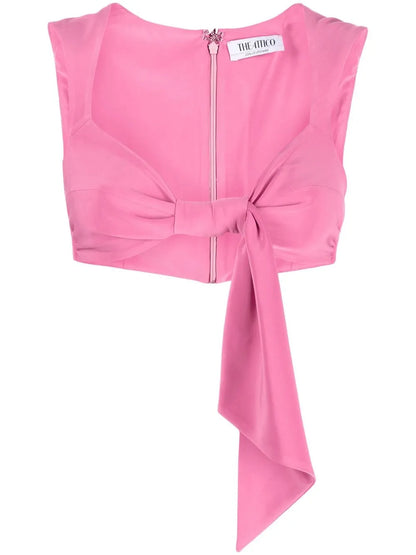 Knot-Detail Cropped Top