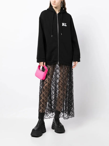 Combo Logo-Print Hoodie Dress