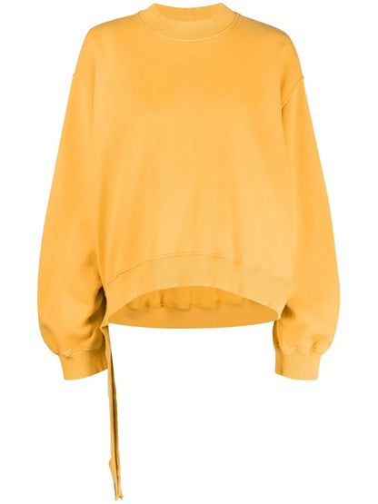 Asymmetric-Hem Sweatshirt