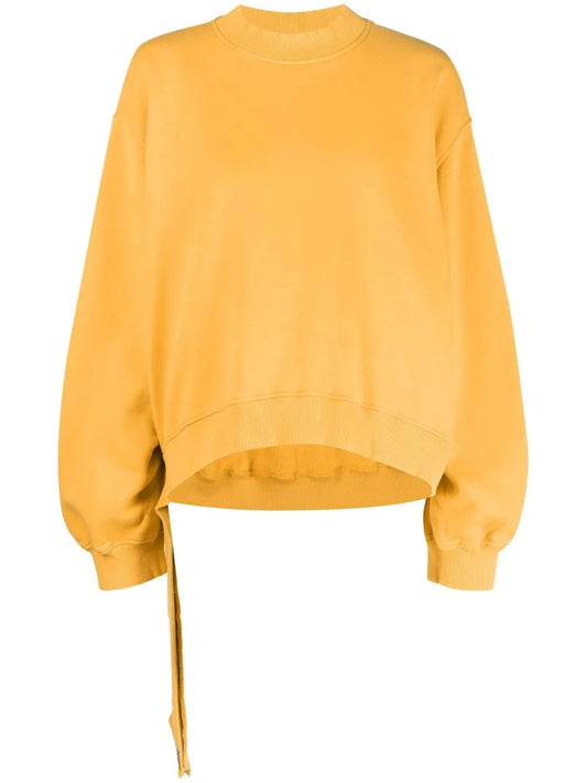 Asymmetric-Hem Sweatshirt
