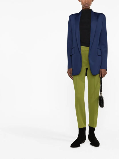 Cropped Straight-Leg Trousers