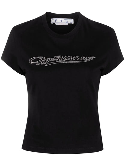 Bling Logo-Print Short-Sleeve T-Shirt