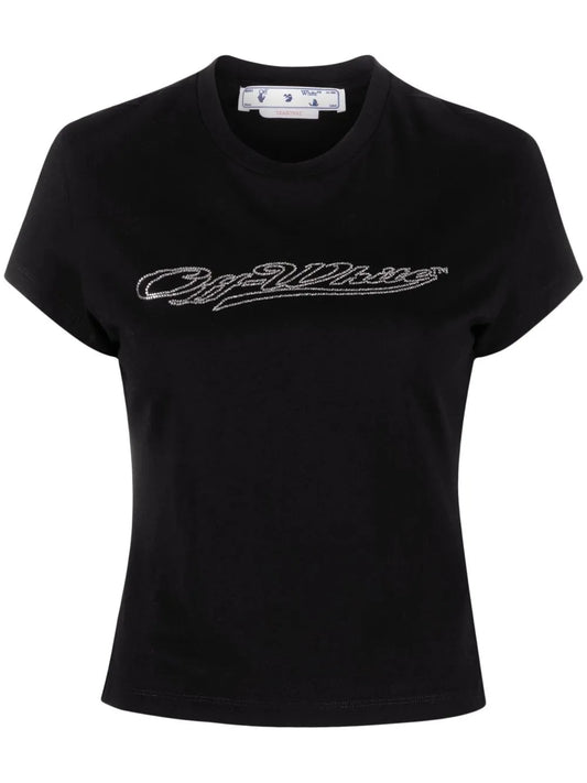 Bling Logo-Print Short-Sleeve T-Shirt
