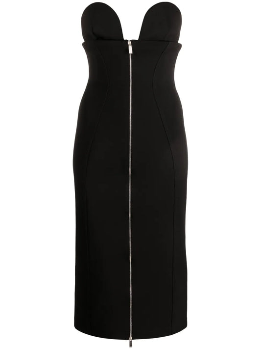 Strapless Midi Dress