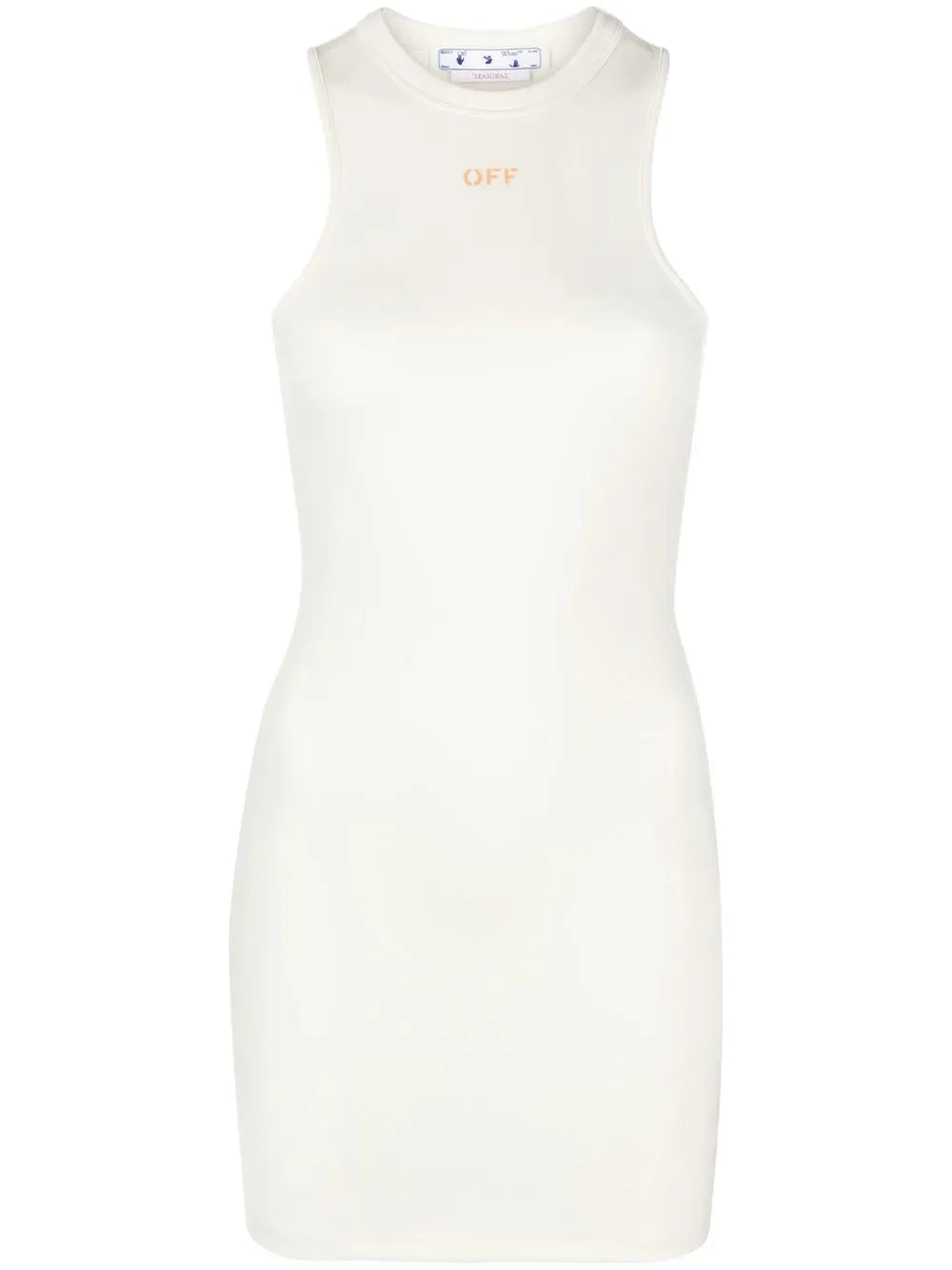 Sleek Rowing Logo-Print Minidress
