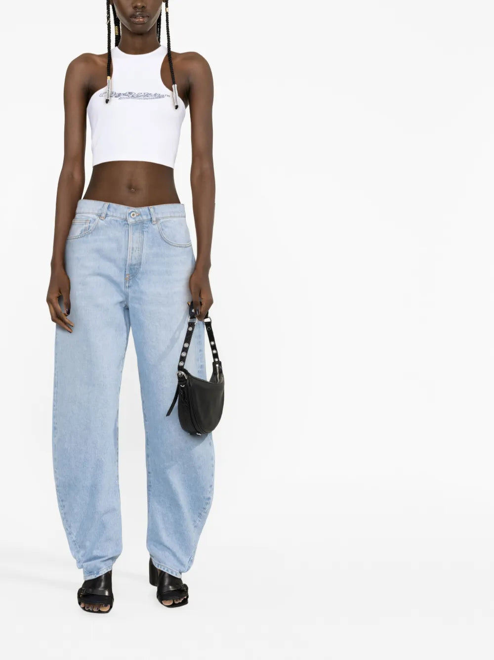 Bleach Twist Banana Jeans