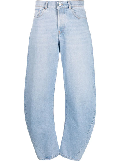 Bleach Twist Banana Jeans