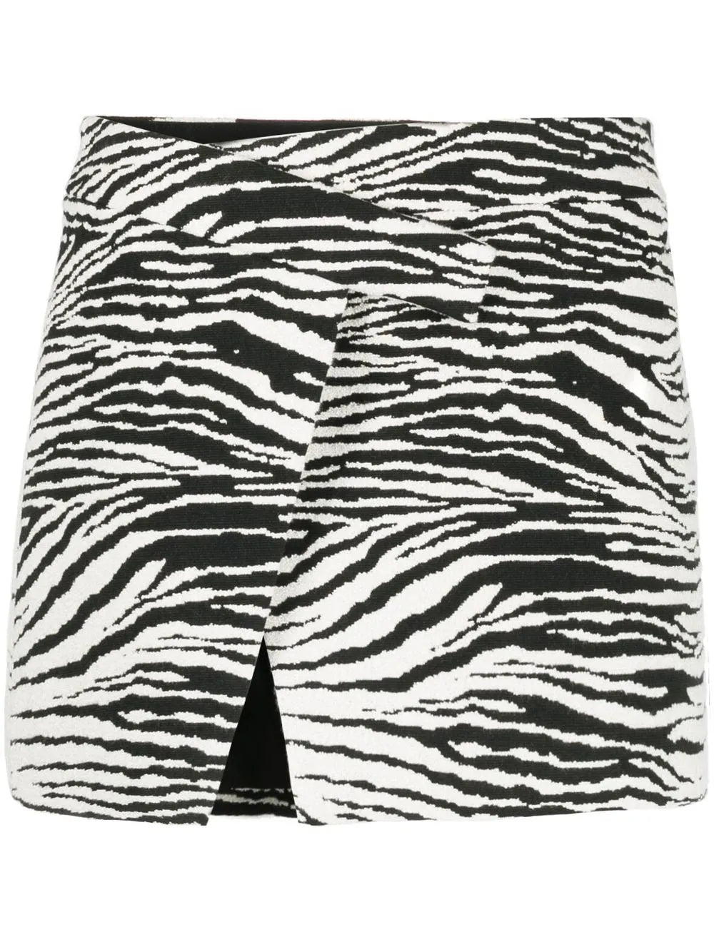 Clow Zebra-Print Miniskirt