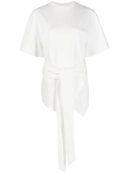 Tie-Front Short-Sleeve T-Shirt