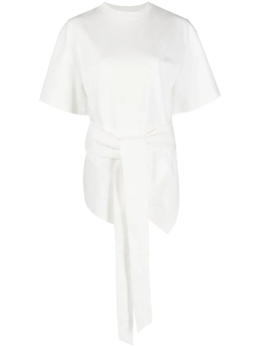 Tie-Front Short-Sleeve T-Shirt