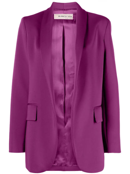 Open-Front Blazer