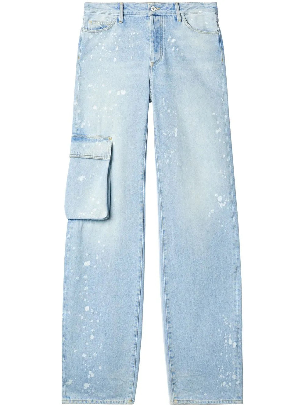 Toybox Painted Wide-Leg Jeans